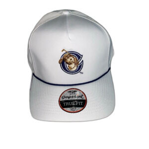 Imperial True Fit  White SnapBack Golf Cap. LNWOT